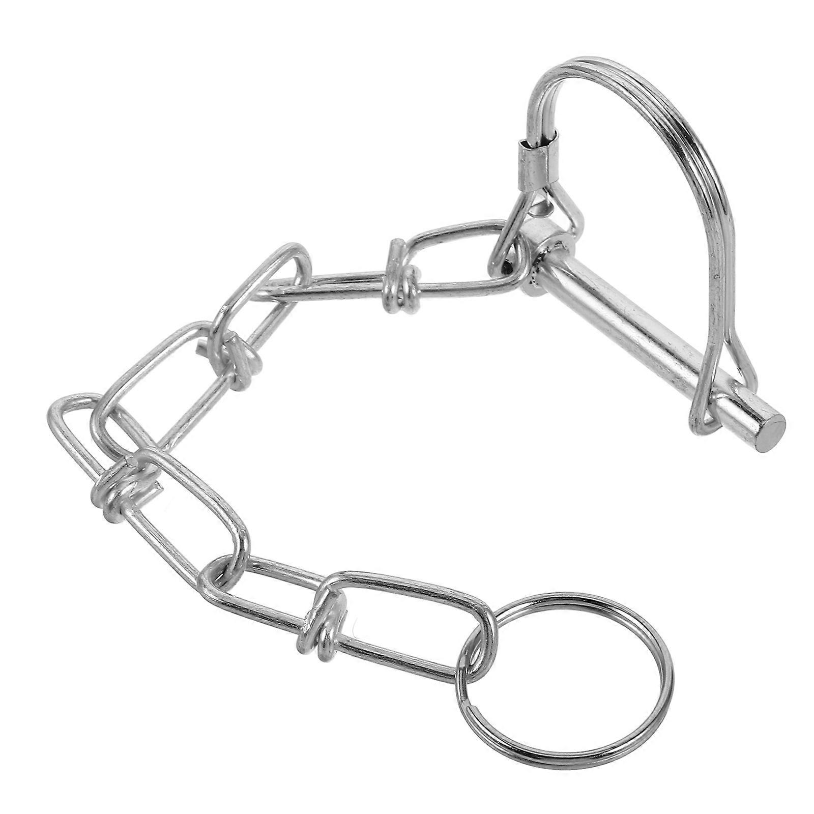 Durable Safety Coupler Pin for Heavy Duty Trailer Hitch   Secure Detachment Design for Reliable Towing Connections with Chain