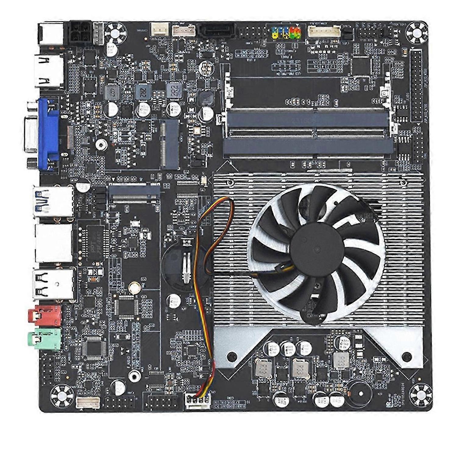 SZMZ Mini Gaming Moderkort PC ITX Moderkort Inbyggt N5105 CPU Stöd NVME M.2 Mini Dator Bas