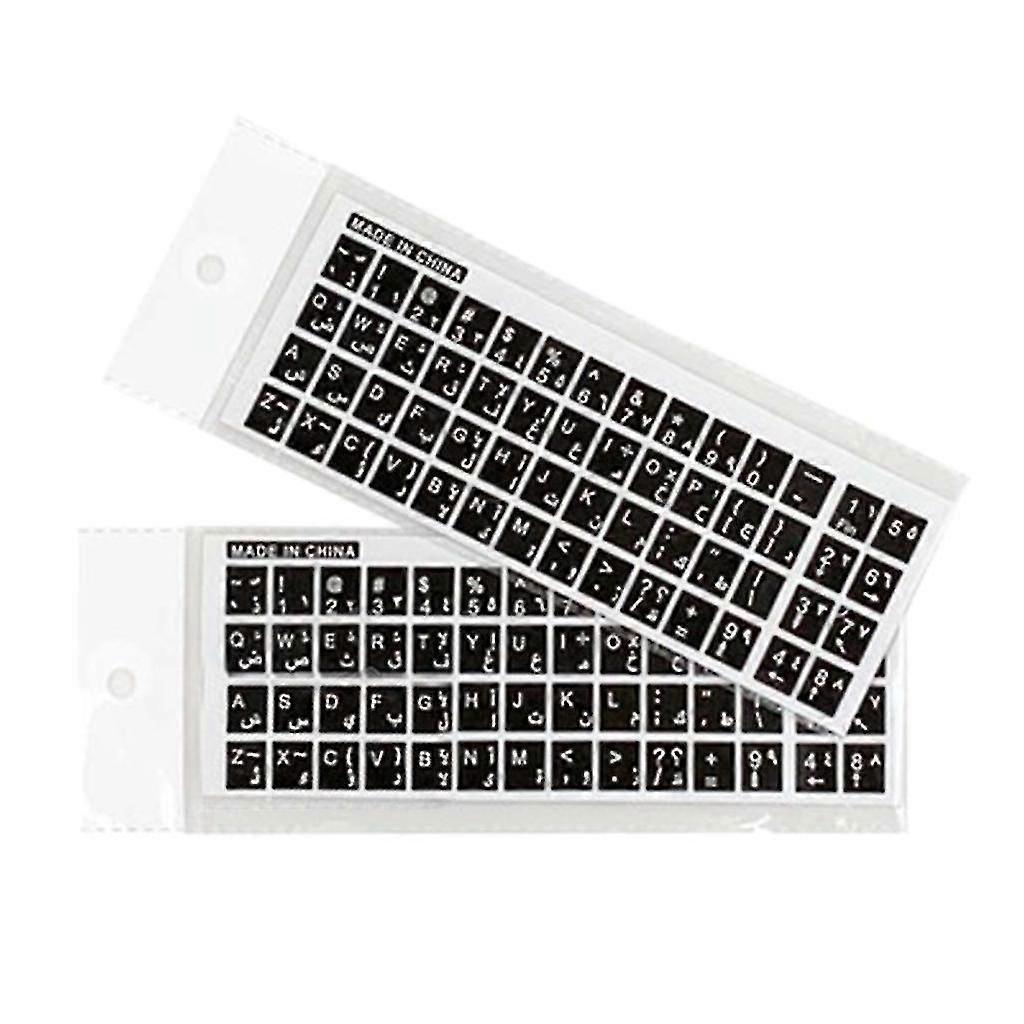 Transparent Keyboard Stickers Suitable for Any Laptop Keyboard with Letters