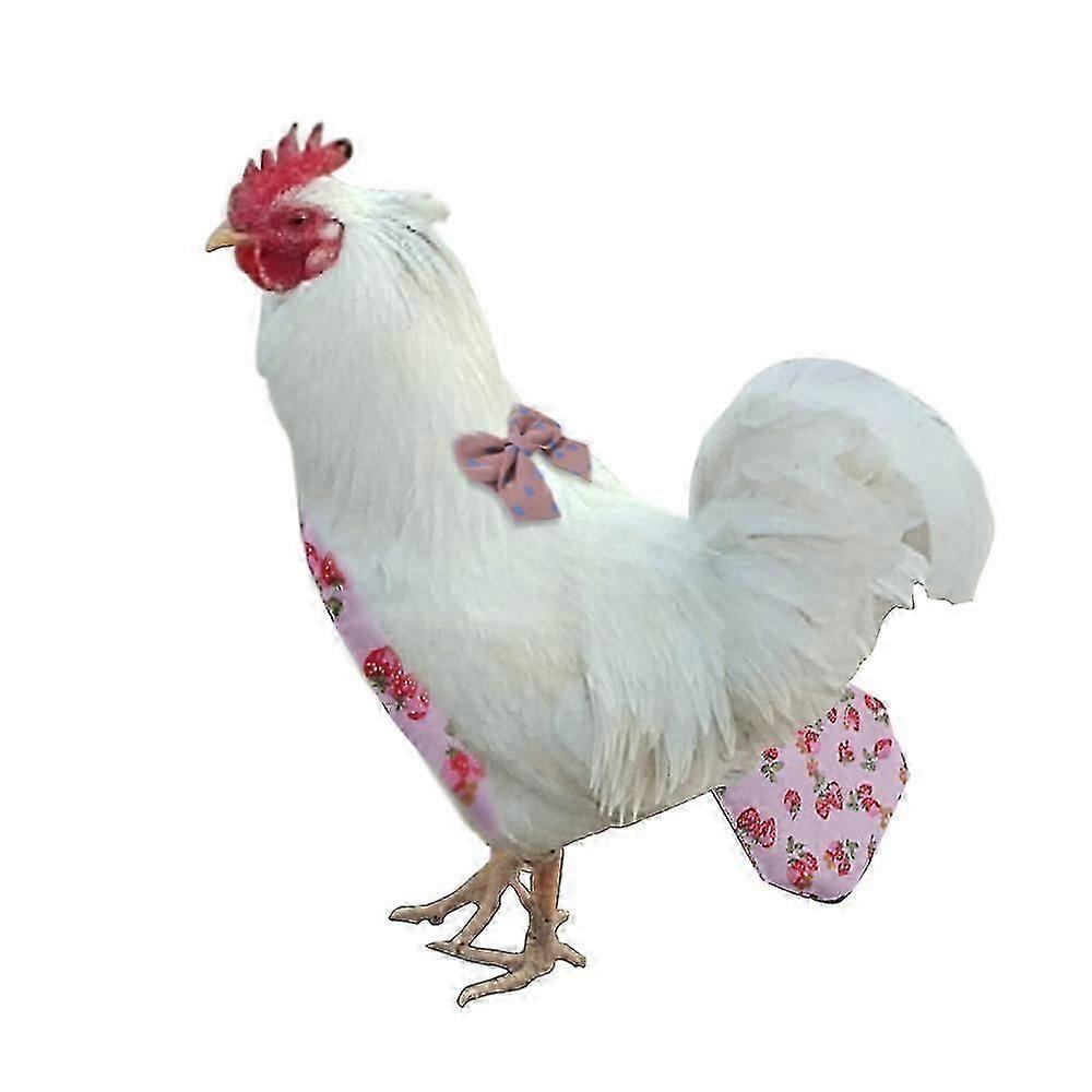 Poultry Diapers for Chicken Duck Goose - Adjustable Waterproof Washable Reusable Bird Diapers with Elastic Bands