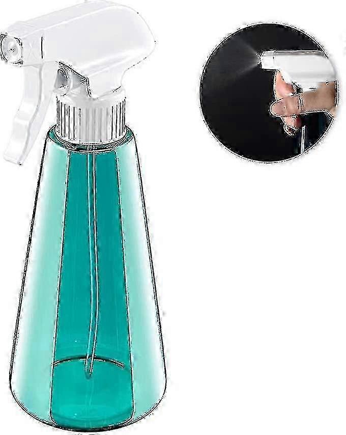 Flacone spray in plastica da 500 ml, atomizzatore riutilizzabile con 3 modalità (Fine Mist, Stream, Off)