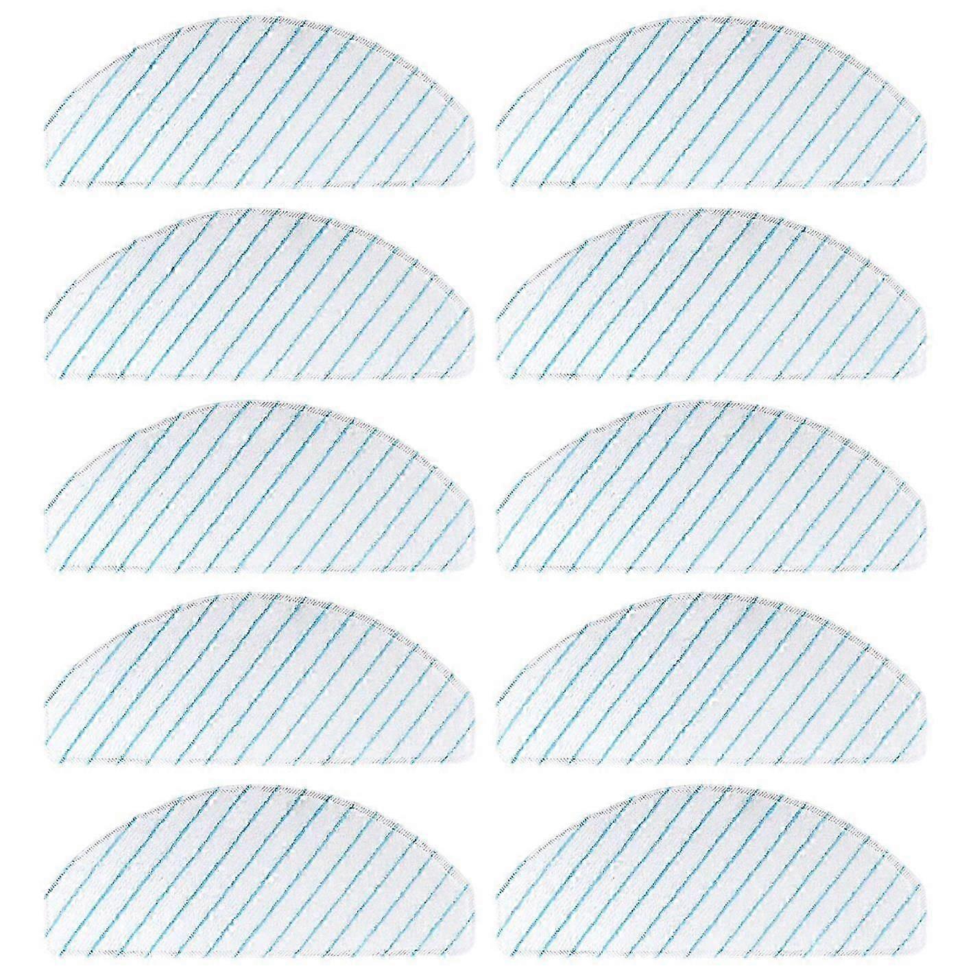10 PCS Replacement Mopping Pads for Ecovacs DEEBOT OZMO T9 Series T8 Series T8 AIVI T8 Max N8 Pro Plus Robot Vacuum