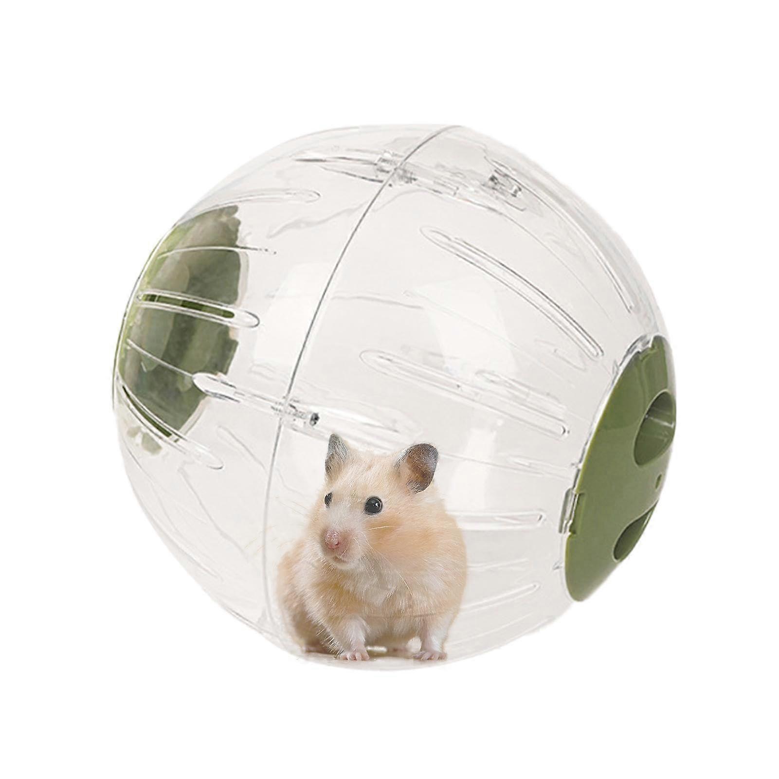 Chinchilla Ball Transparent Dwarf Hamster Ball Toy for Small Animals Quiet Running Training Suitable for Guinea Pigs and Cats