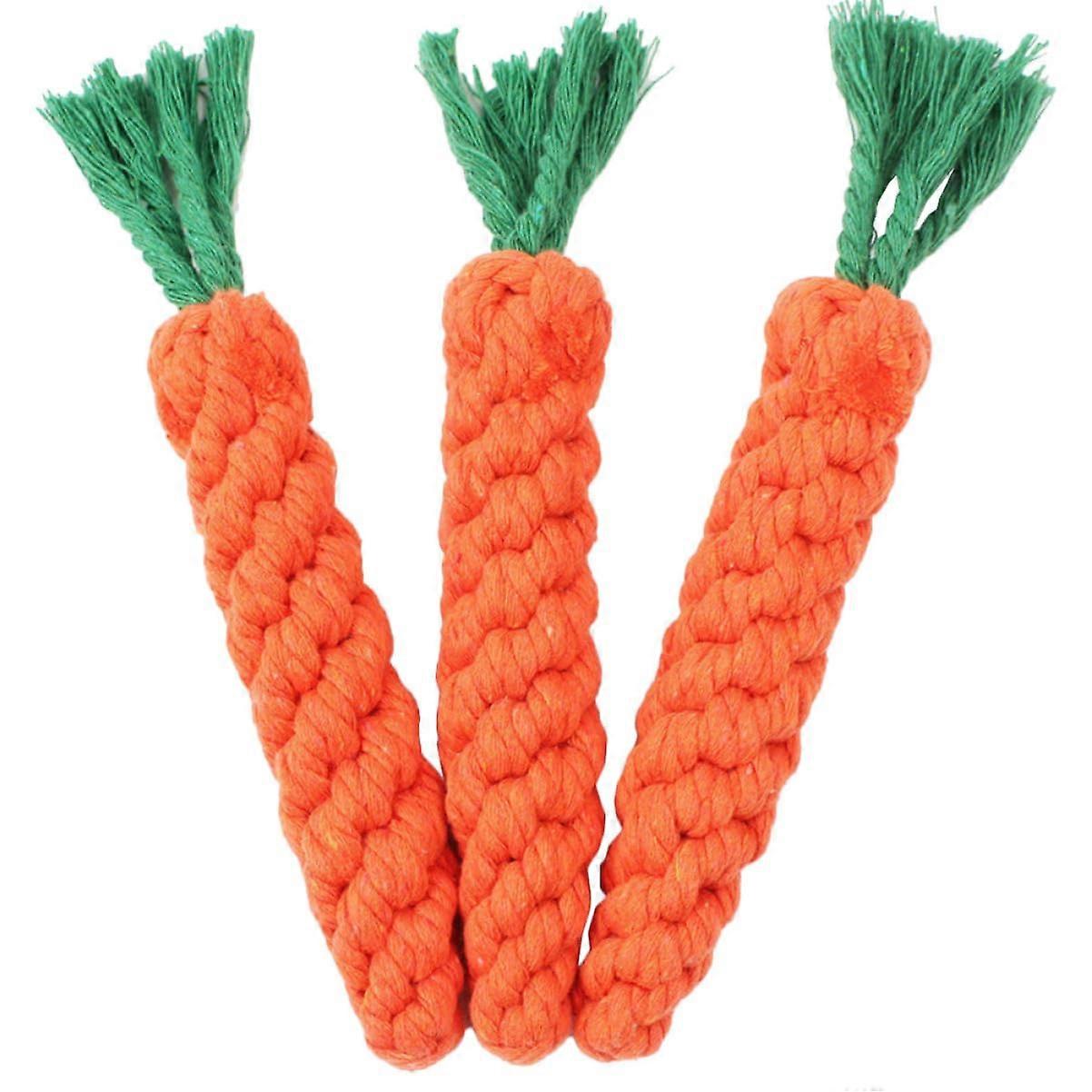 3 Pack Cotton Rope Dog Toy - Y-Shaped Chew Toy for Small Dogs, Durable Puppy Play Rope, Safe Natural Material