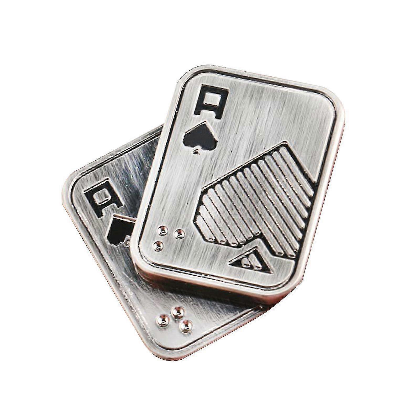 Custom Magnetic Poker Push Card Toys for Office Desk Decompression - Mini Funny Fidget Slider