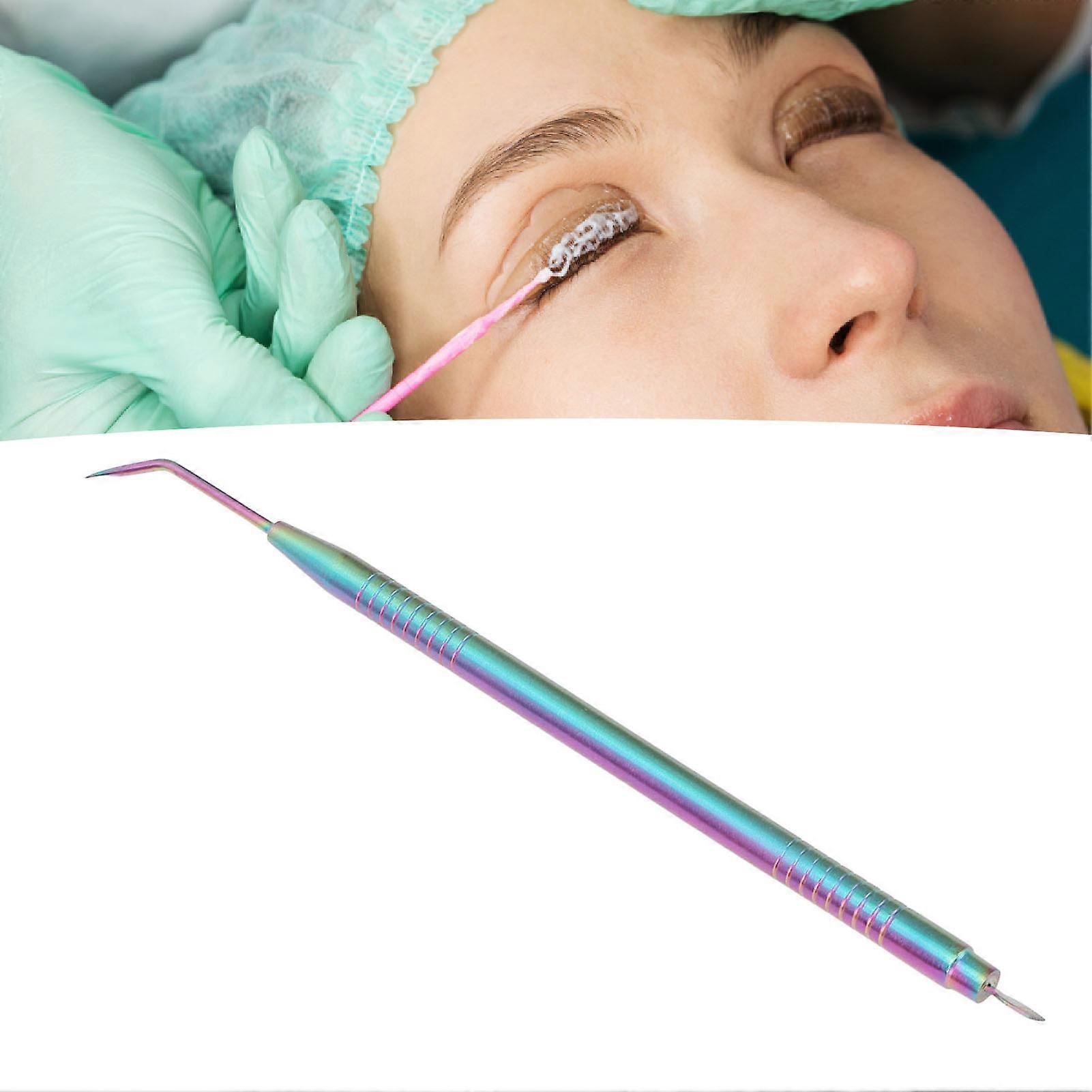 Eyebrow Eyelash Lifting Tool Stainless Steel Separator Eyelash Lift Tool for Perming Combing Eyelash Colorful 