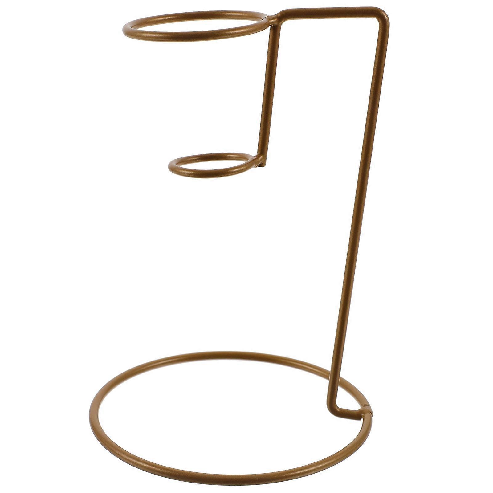 アイアンアイスクリームコーンホルダースタンド軽量シングルヘッドラック、パーティー、レストラン、マーケットでの安定したデスクトップディスプレイ用