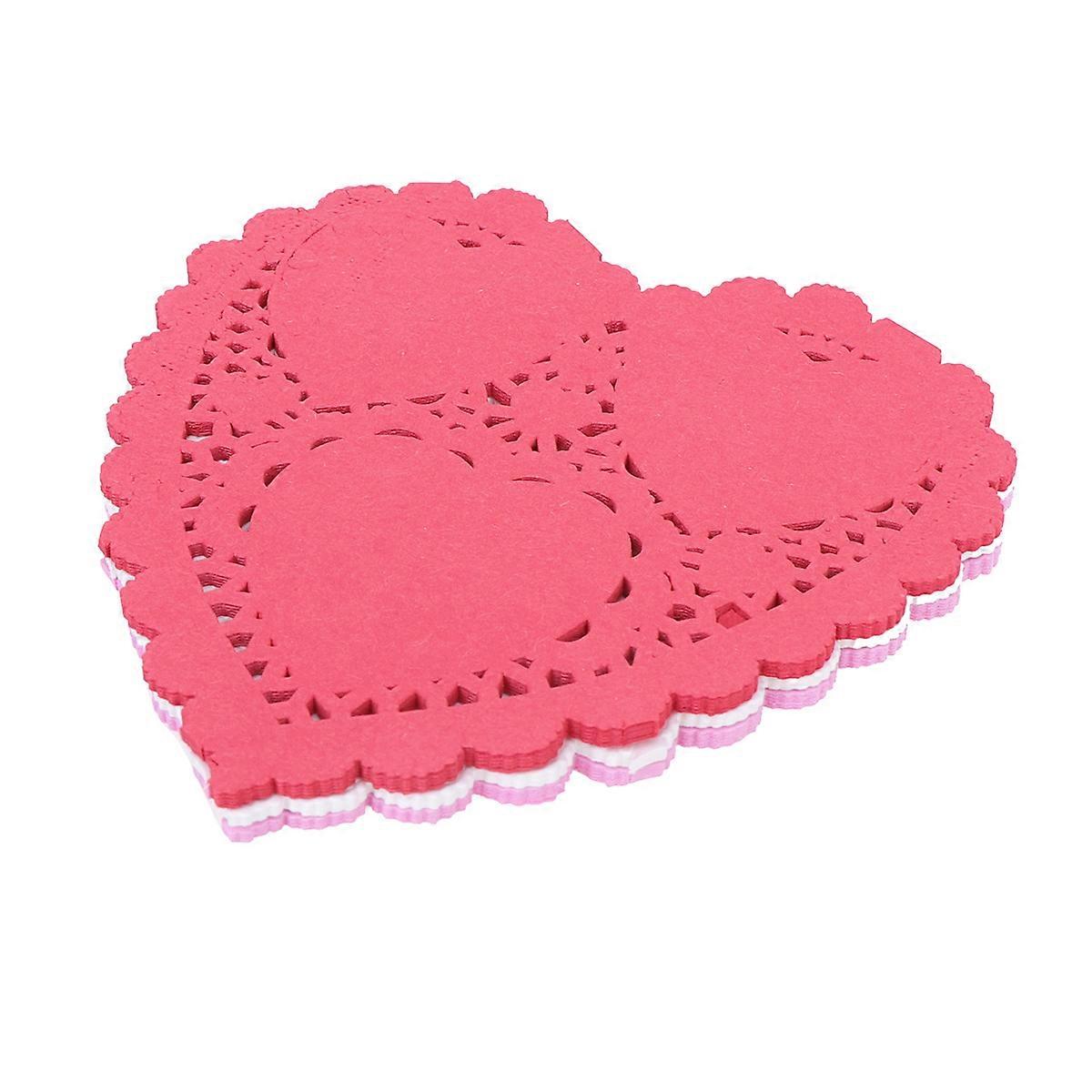 Cakes Circles Heart Shaped 4 Inches For Birthday Wedding Decorating 100Pcs