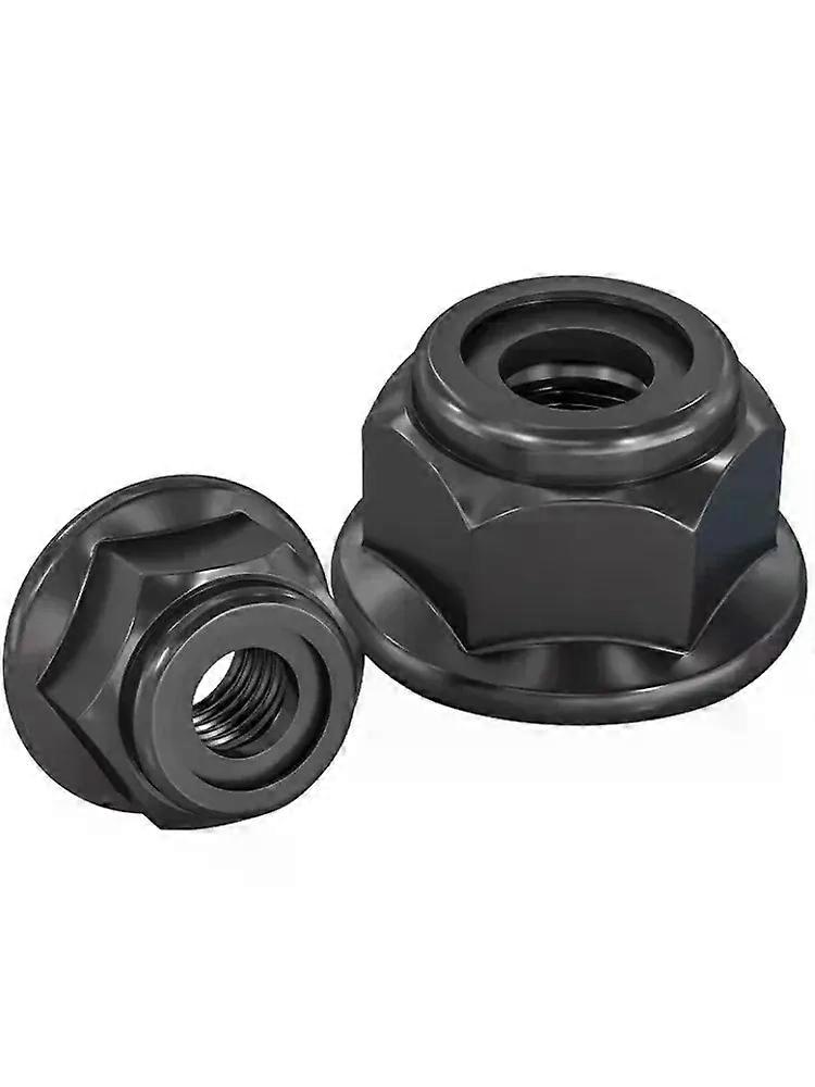 DIN6926 Schwarz 304 Sechskant Flansch Nylon Einsatz Kontermutter Selbstsichernde Kontermutter M3-M12