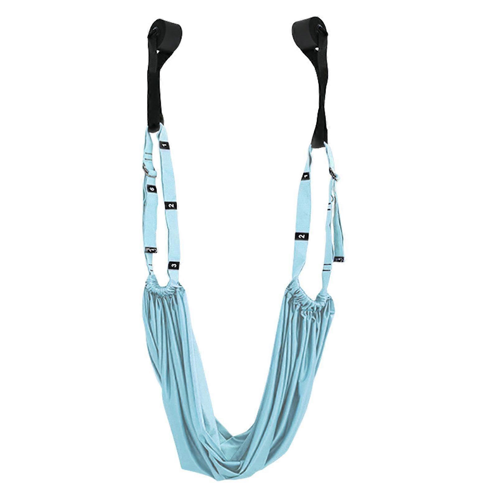 Handstand Exercise Aid Yoga Auxiliary Strap for Lower Waist Training in Blue - Ideal for Ballet Gymnastics and Cheerleading