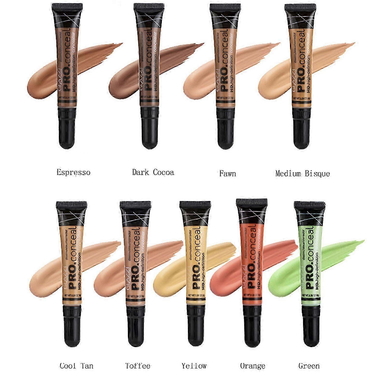 Full Coverage Concealer Set, Contour Palette, Concealer Palette, Wrinkle Liquid Concealer, Cream Contour Palette