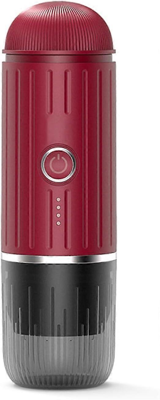 AURA Portable Electric Espresso Machine, USB Rechargeable Mini Coffee Maker ,for Camping, Travel, RV, Hiking, Office (Red)