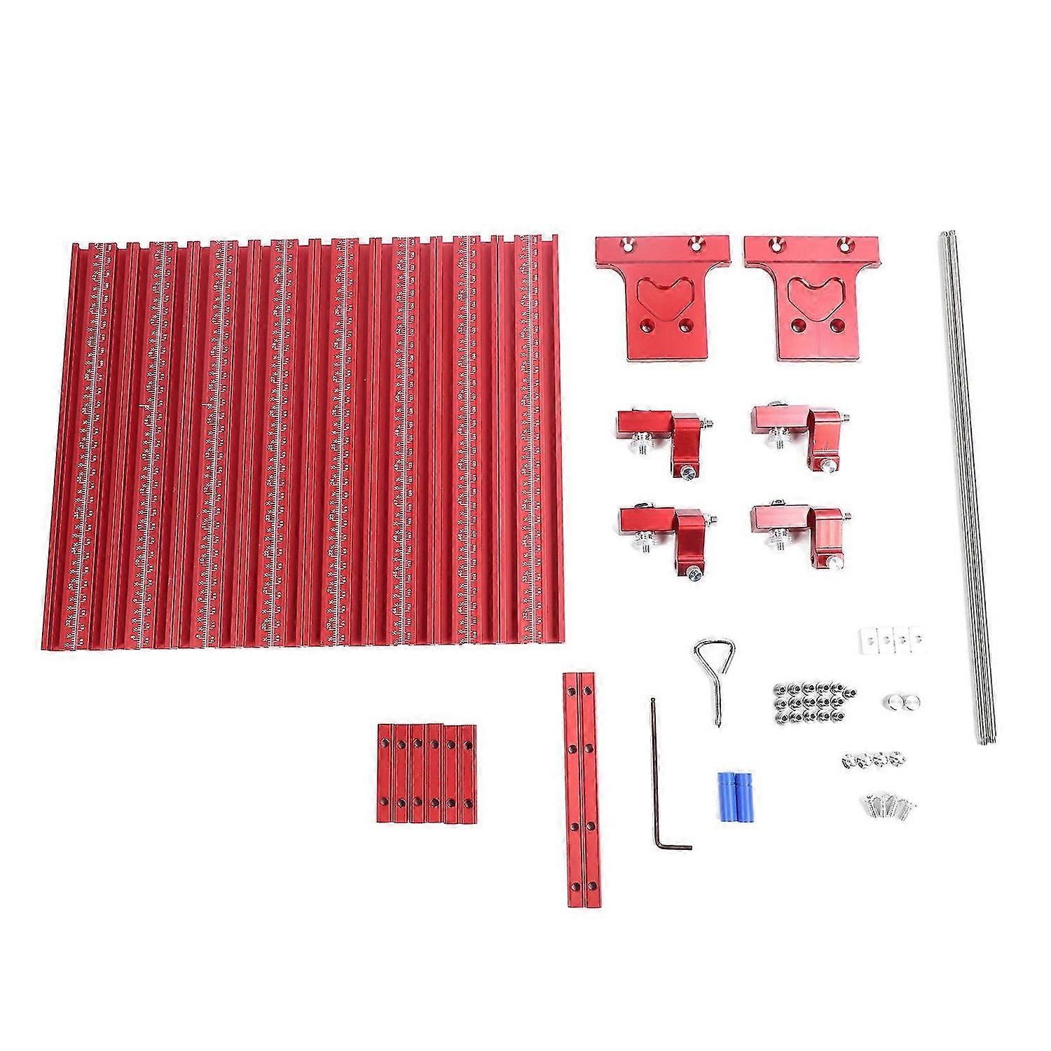 Parallel Rail Guide System Aluminum Alloy Circular Saw Guide Rail Woodworking Track Universal Tool Set Kit