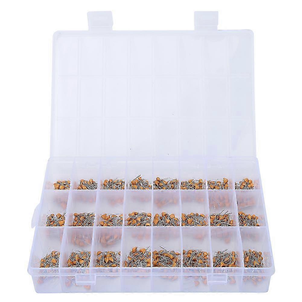 840PCS 24 Values 0.1UF 47NF Monolithic Multilayer Ceramic Capacitor Assortment Kit