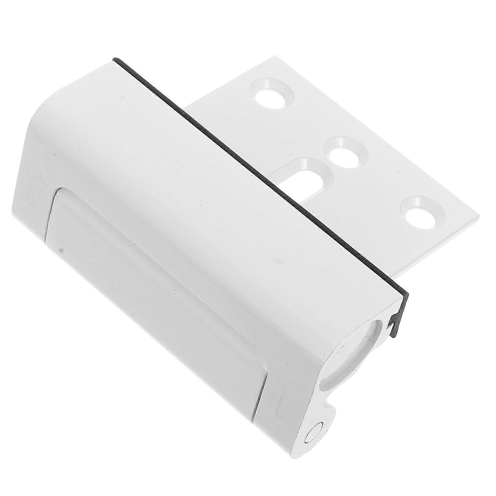 Aluminum Alloy Door Reinforcement Lock with Screws for Enhanced Security, Childproof Mechanism, Easy Installation for Home Interior and Front Doors