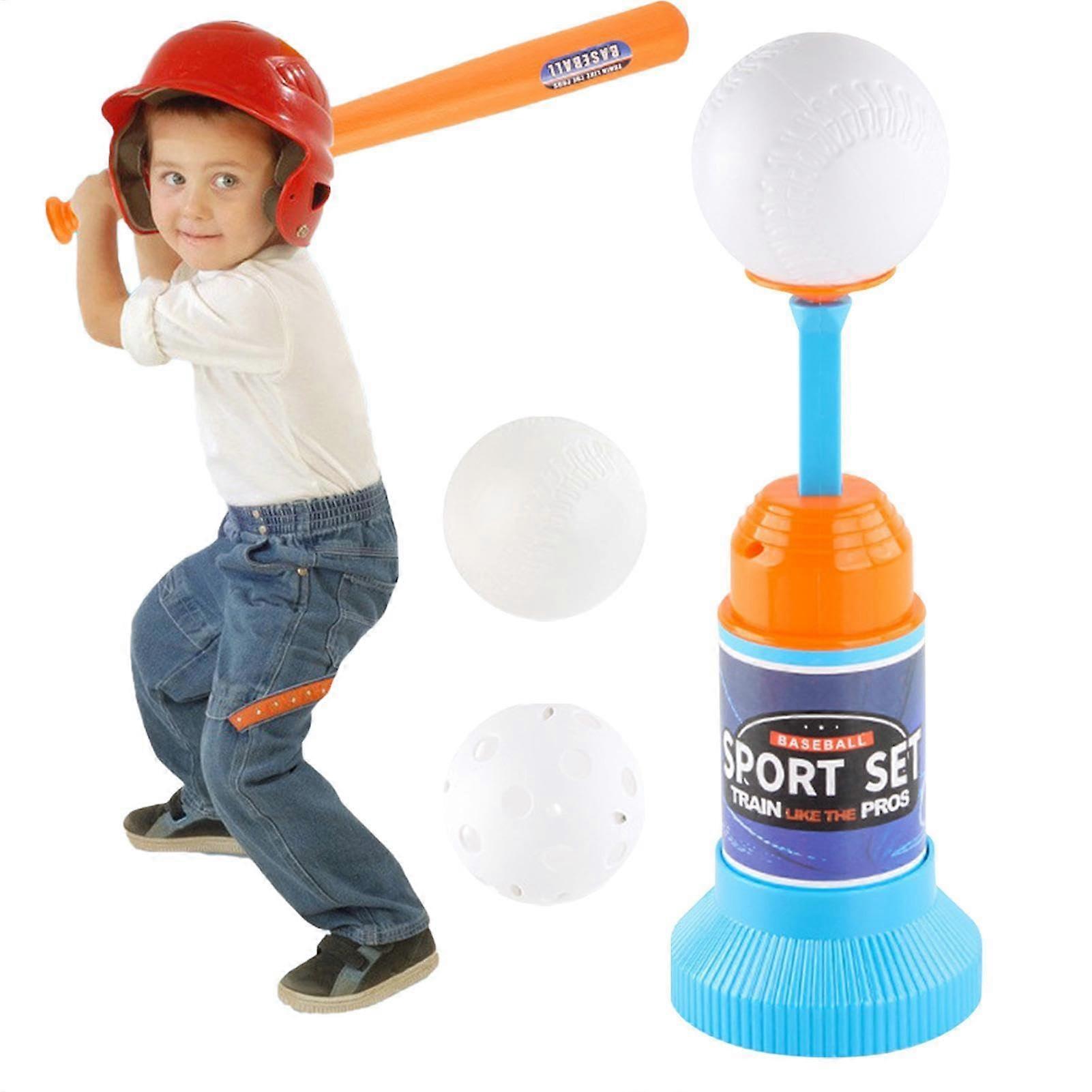 Tee Ball Set, Kids Baseball TShirt, Batting TShirt, Pitching Machine Adjustable Tee Ball Banging Car Launcher, Kids Tee Ball Set Toddler