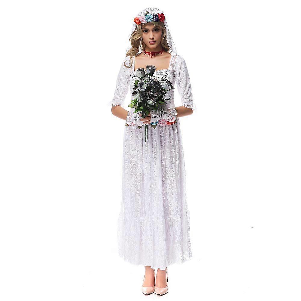 Halloween Pizzo White Gauge Costume