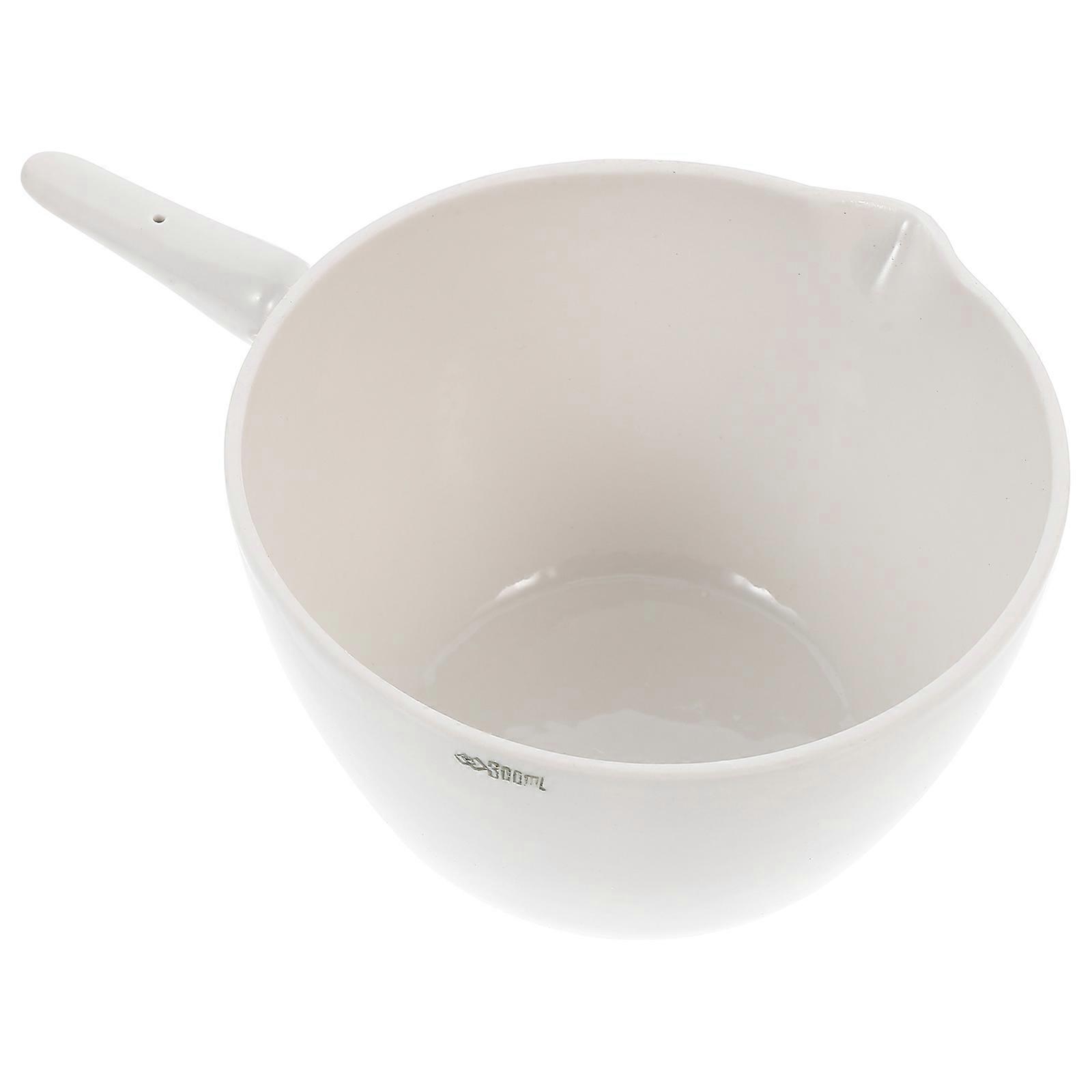 1pc Round Evaporating Basin Laboratory Container with Handle