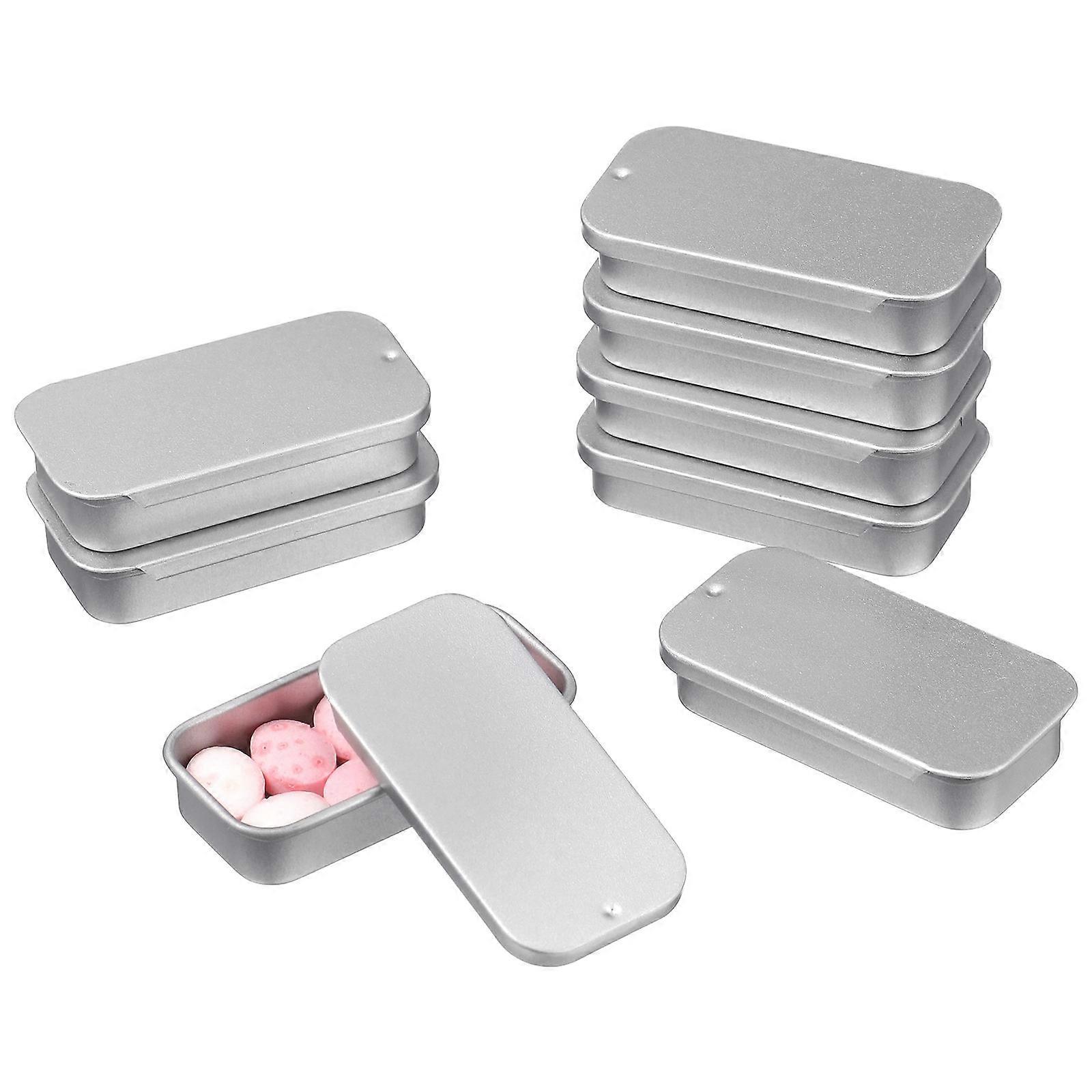 16 Pack Portable Sliding Cover Balm Storage Boxes for Candy, Small Items & Trinkets – Frosted Containers for Treats & Accessories