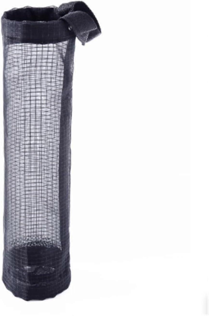 Porte-sac mural en plastique, distributeur de sacs d’épicerie en nylon, utilisation multifonctionnelle peu encombrante (noir)