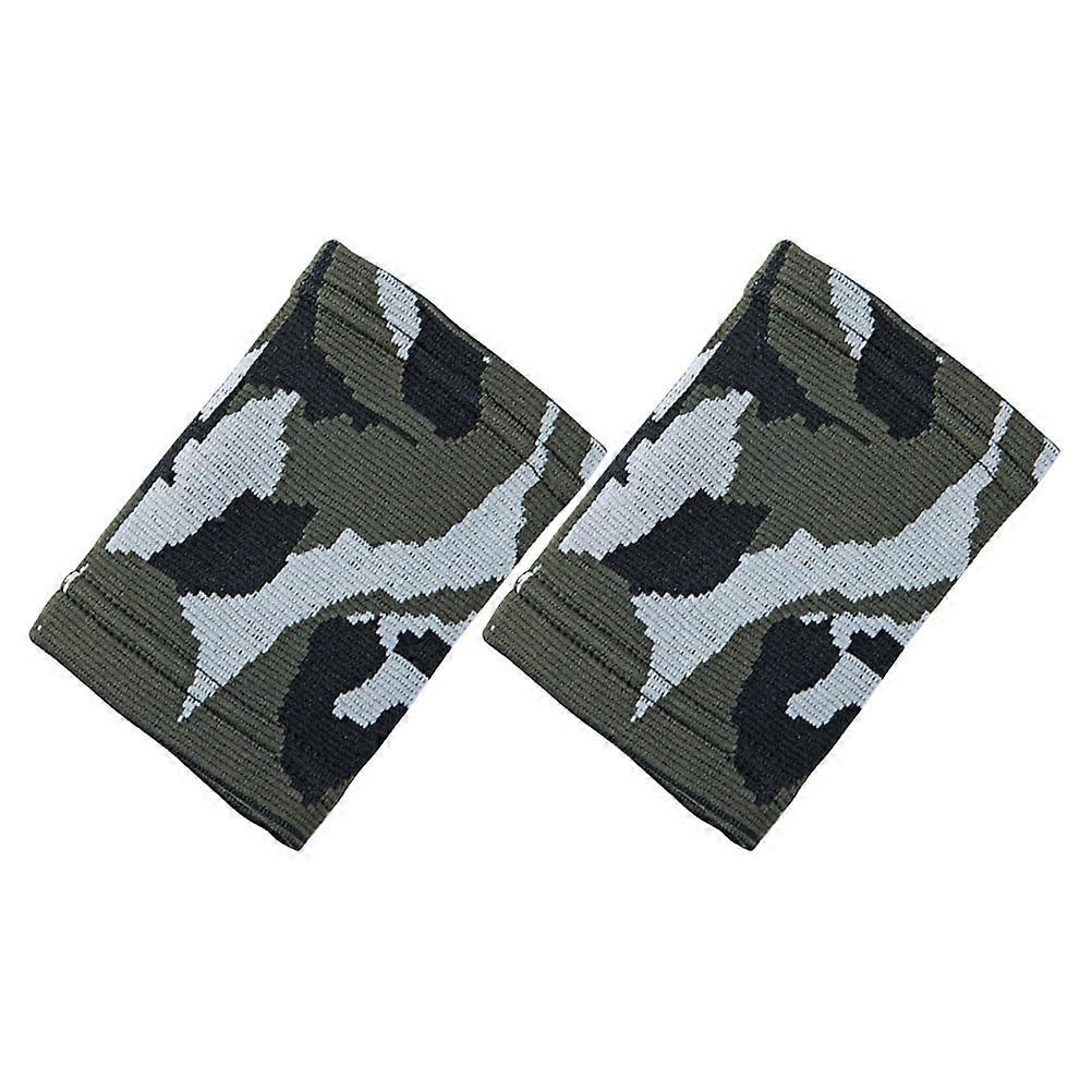 Camouflage Nylon Sports Wristbands   Breathable & Comfortable Wrist Support for Basketball, Gym, Running, and Exercise Activities