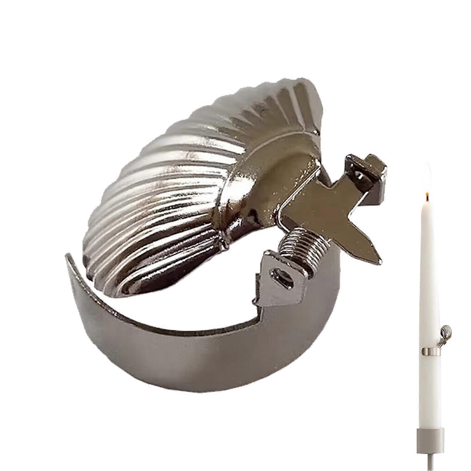 Candle fire extinguisher – automatic wick cutter, safe flame snuffer tool  Exti device 1 X silver