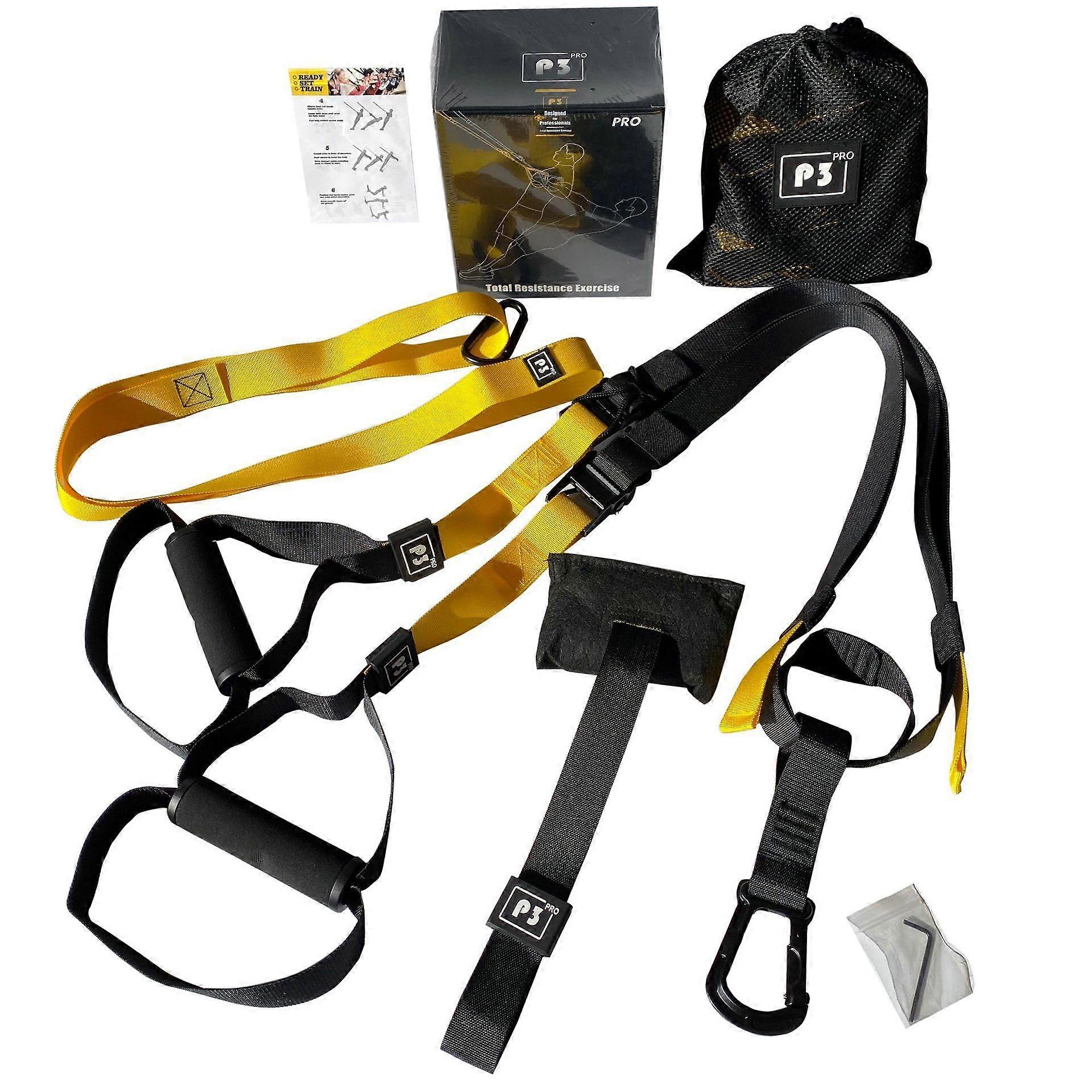 TRX All In One Suspension Trainer System For Home Gym With Training Club Accessory Kit And Exercise Guide Included