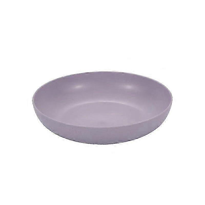 Eco-Friendly Wheat Straw Plate - Durable & Non-Toxic (Purple)