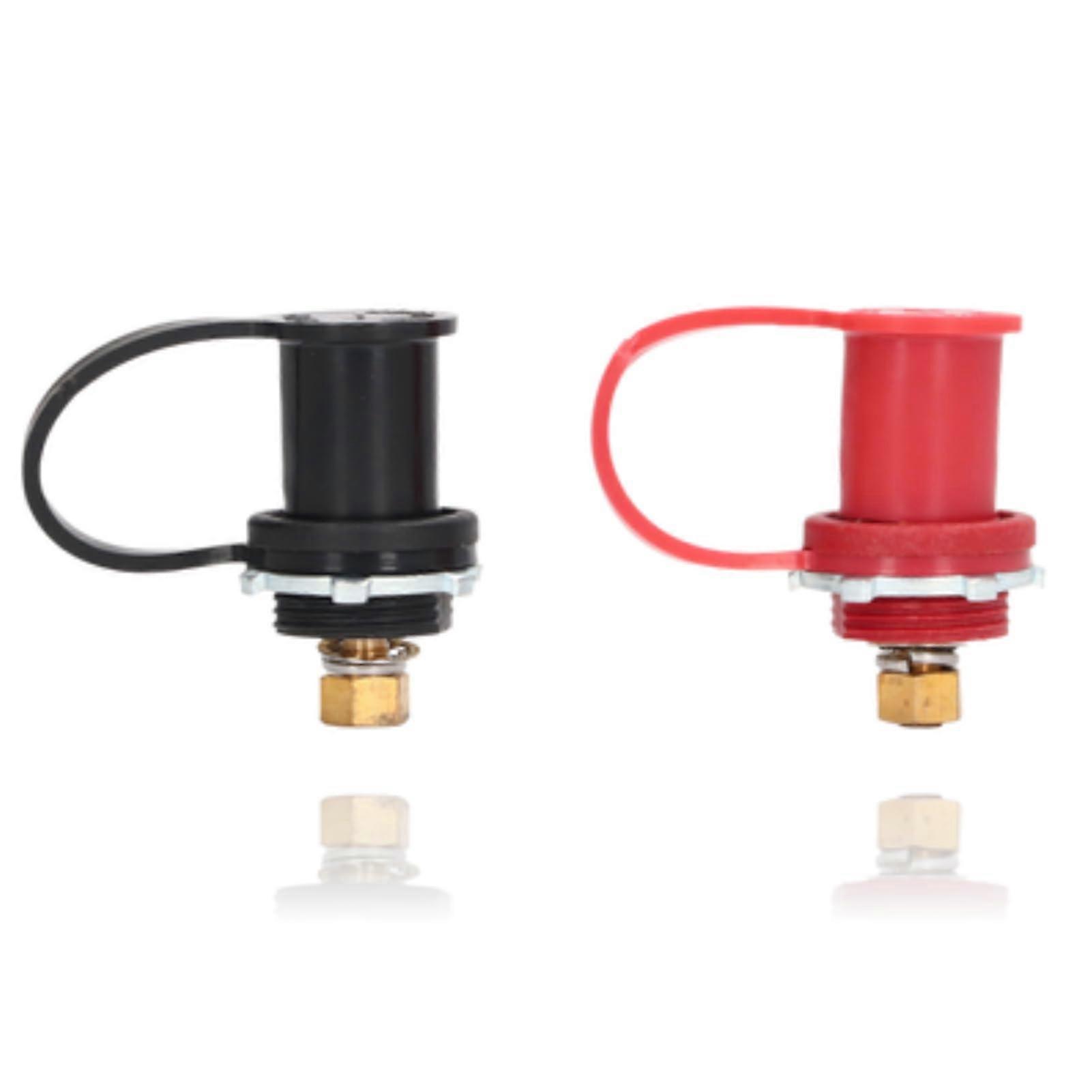2 x Remote Battery Connectors, 20 mm Pen Cap Battery Charger Post Jumper Terminal for Car RV Truck Charging Stack