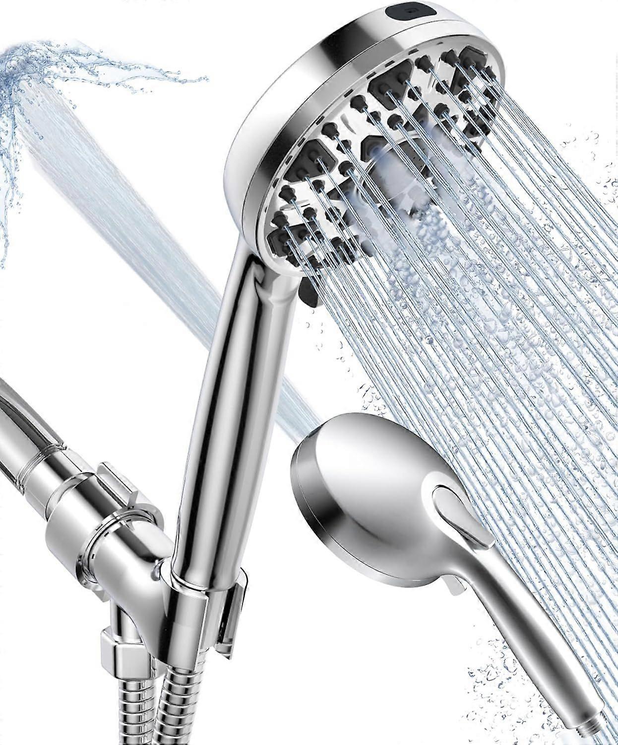 2025 Latest Model Shower Head With Handheld 7 Settings High Pressure, Built-in
