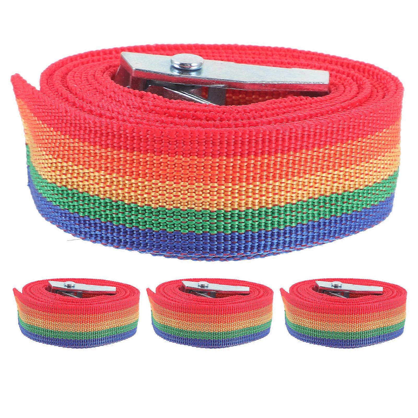 Truck Tie Down Straps Ratchet Strap Buckle Surf Kayak Securing Durable Construction 4Set