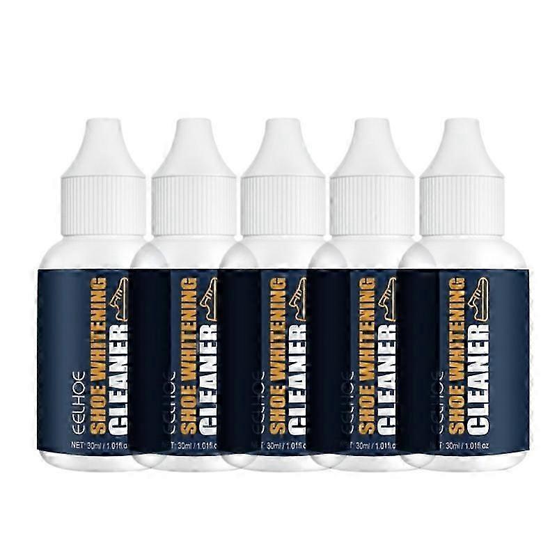 1-5 قطع منظف الأحذية البيضاء منظف تبييض الأحذيةمنظف منزلي قوي سائل إزالة التلوث