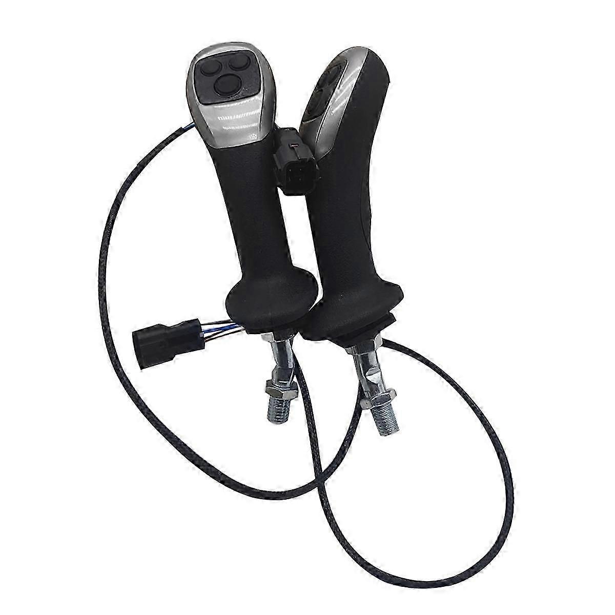 Wheel Excavator Conversion Clipper Grab Iron Joystick Handle Triple Push Button Pilot Valve Handle