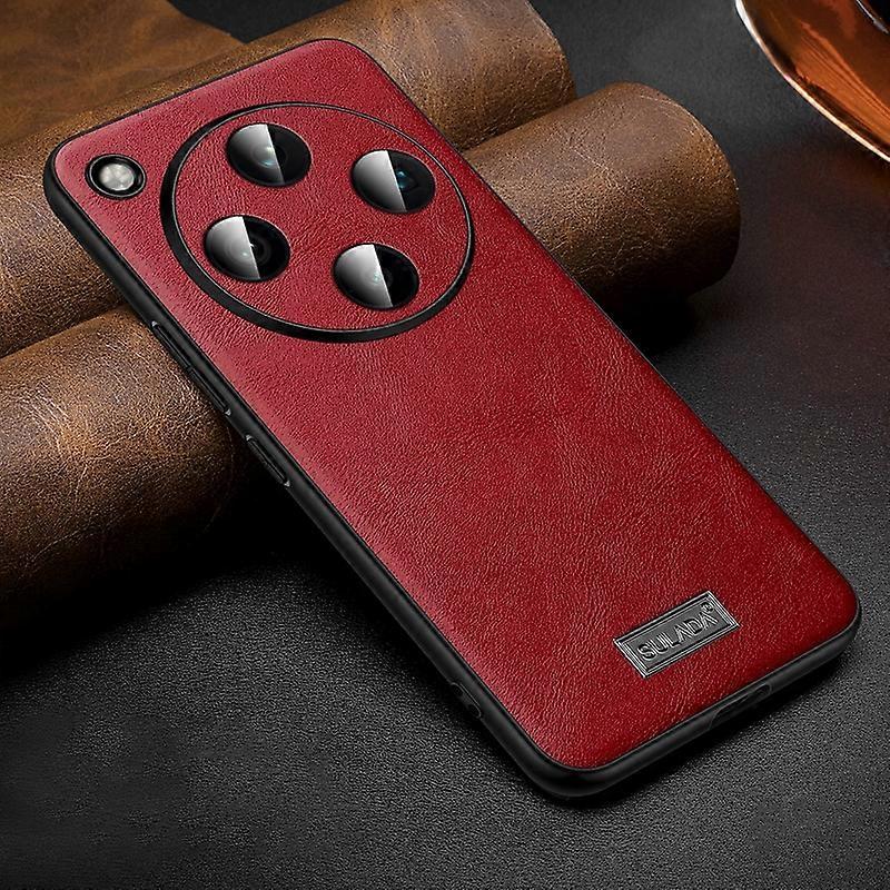 SULADA Shockproof TPU + Handmade Leather Phone Case