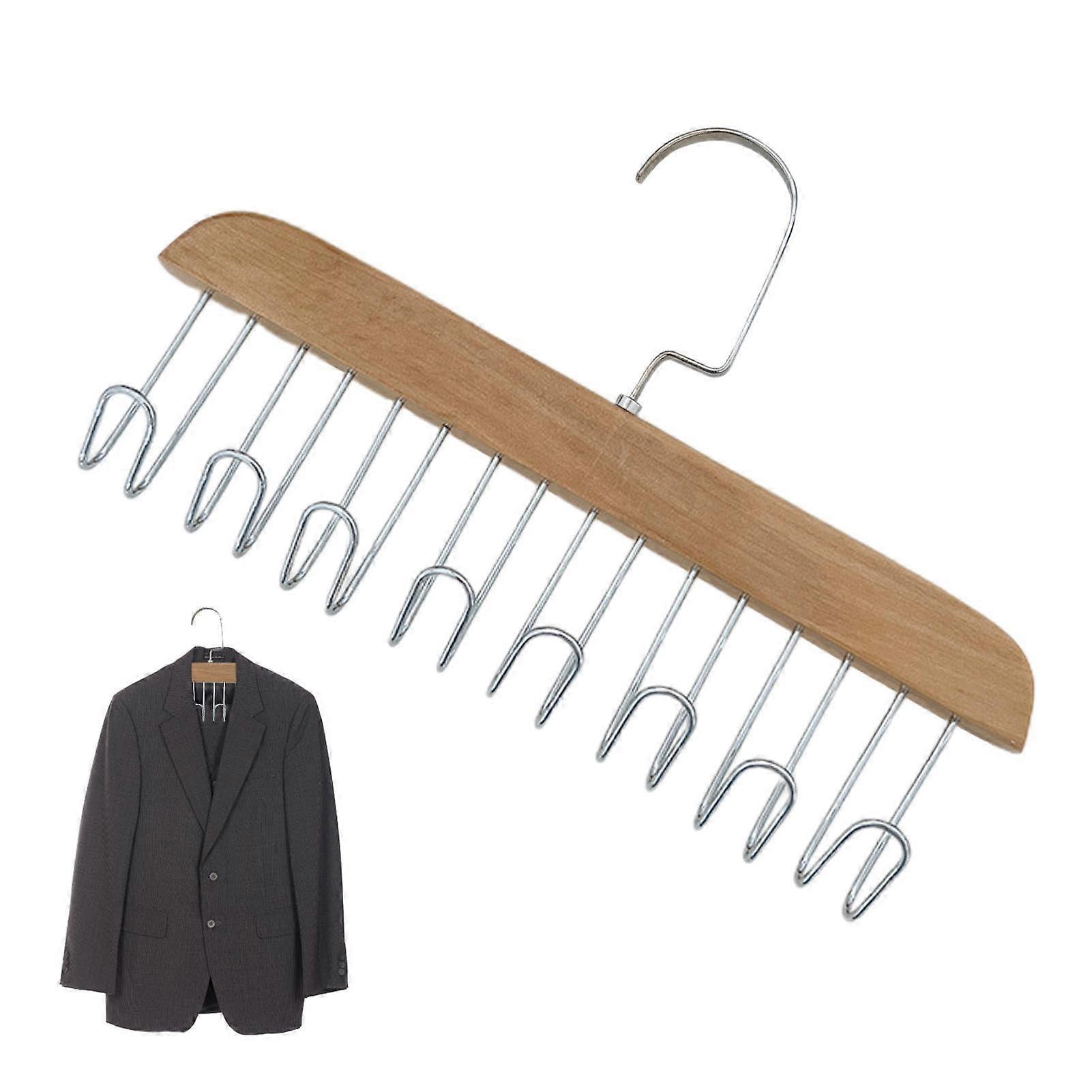 Baseball Hat Organizer  Coat Rack with Multiple Hooks, Belt Hanger with 8 Hooks  Multifunctional Sling Rack for Lingerie, Ties, Towels