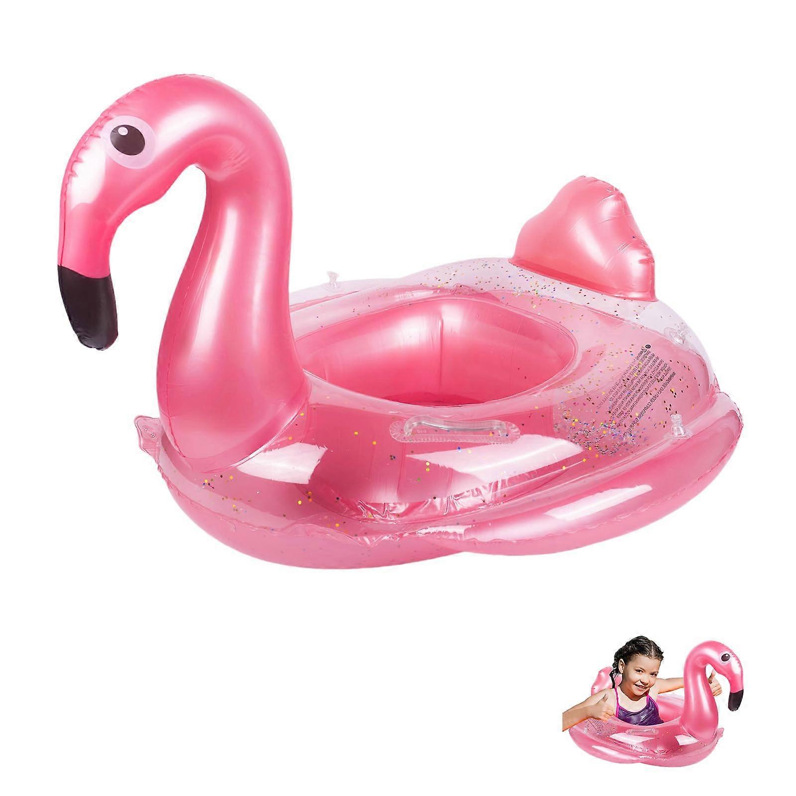 Baby Float, Inflatable Pool Float with Seat for 636 Months (Flamingo)
