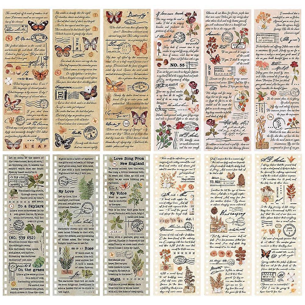 Scrapbook Diy Tapes Scrapbooking Washi Tape Craft Projects Adhesive 18.00x6.00x0.10cm 4 Sets