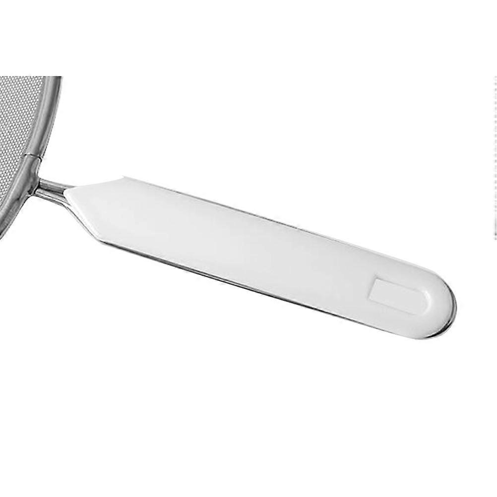 Flour Sifter With Handle Stainless Steel Kitchen Tool Splash-Proof Fine Sieving Equipment 1Pcs