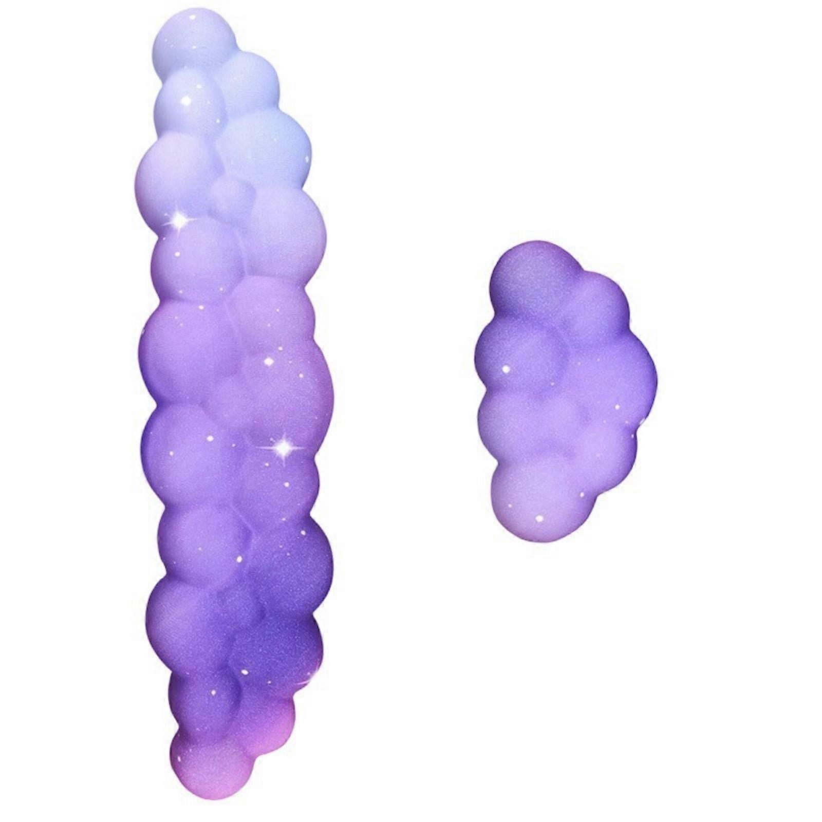 Wrist Rest for Computer Keypad Arm Wrist Rest Base Extended Rest Ergonomic Memory Foam for Keypad and Mouse Typing  Gradient purple