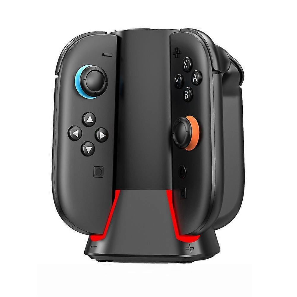4 in 1 Handle Charging Stand With RGB Dazzling Lights For Nintendo Switch 2