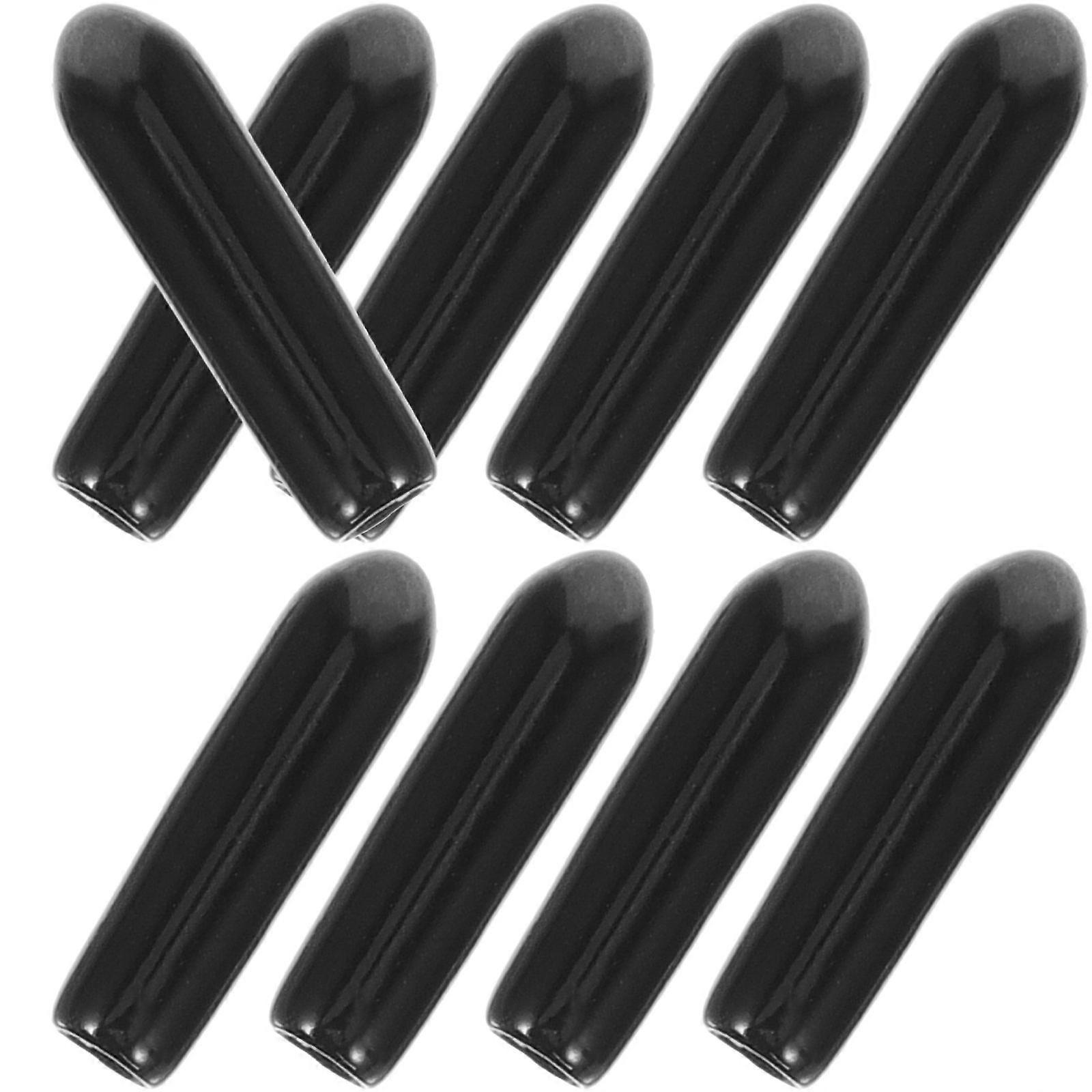 Dustproof Dishwasher Rack Tip Protector for Protection Use 200Pcs Black