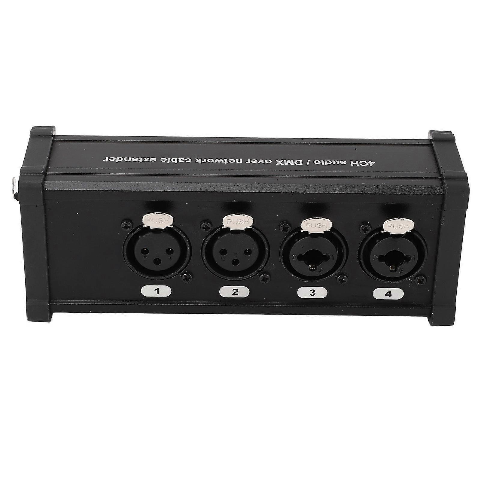 4 Channel XLR 6.5 Combo Transmitter Sound Transmissing Converter with Common Ground Interference Isolation