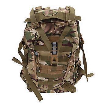 Mochila de escalada ao ar livre impermeável mochila de viagem esportiva de grande capacidade com listra reflexiva CP cor de camuflagem
