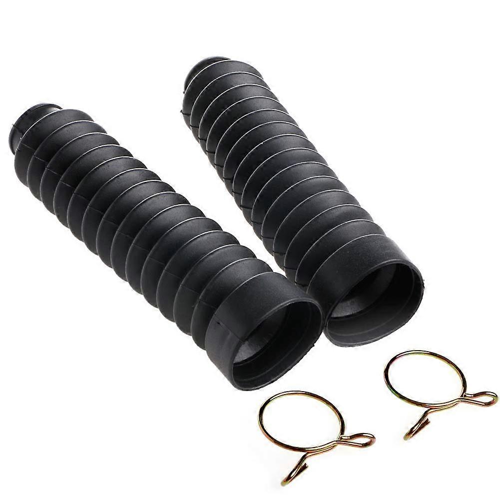 Rubber motorcycle fork gaiters, 30 mm, 2 pieces