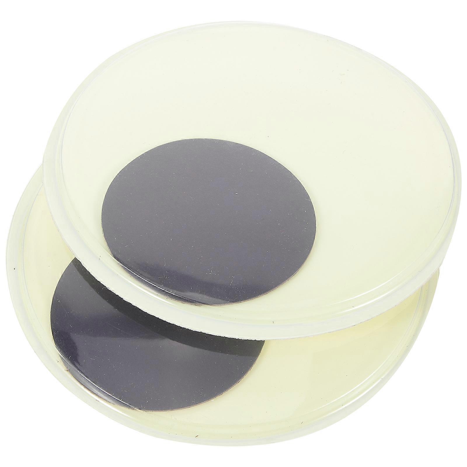 Delicate Luminous Fake Eyes 2pcs Craft Supplies For Doll Making Projects Multi Color Round Eyeballs