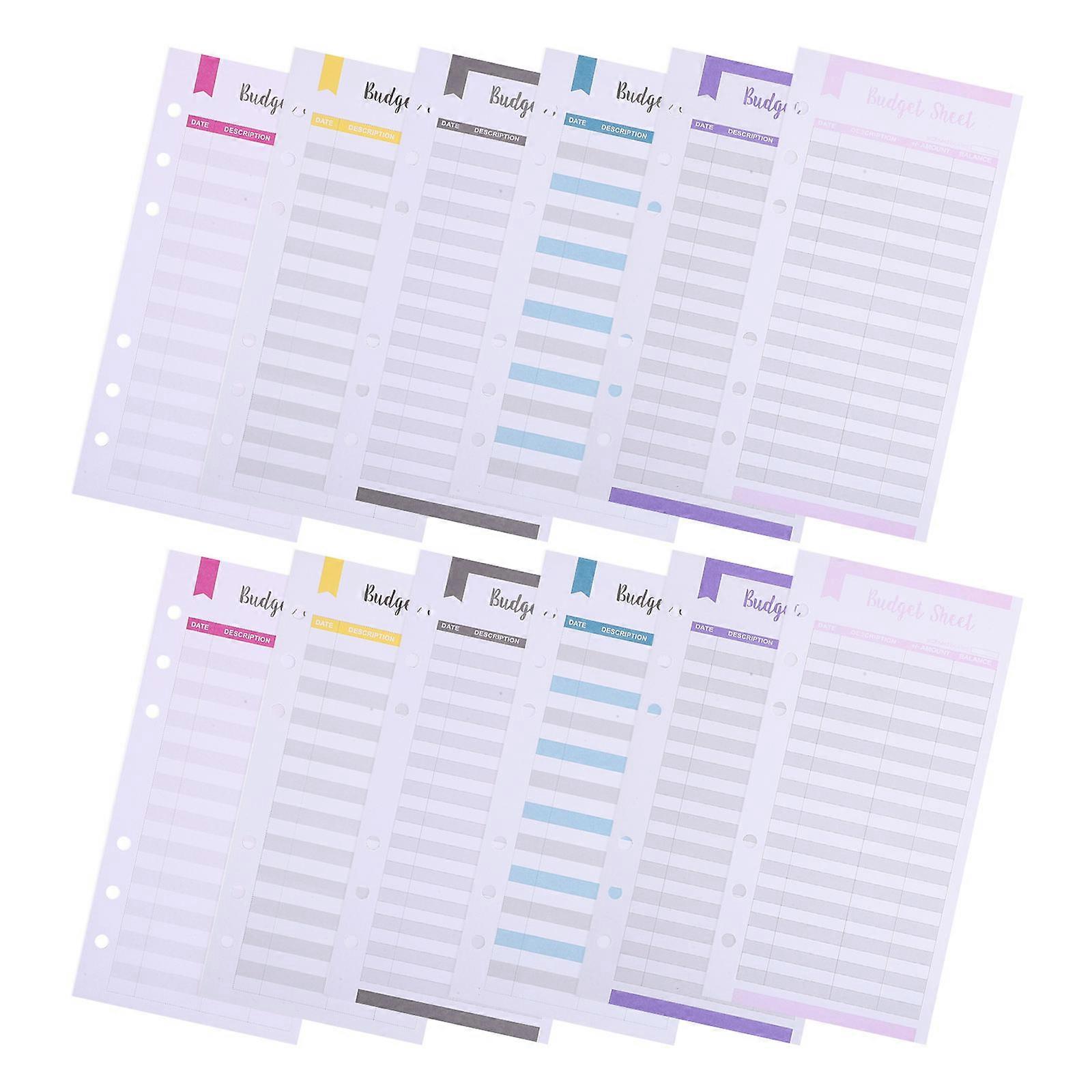 Income And Expense Tracker Budget Inserts Expense Tracker Budget Sheets For Users Needing Financial Management 72Pcs