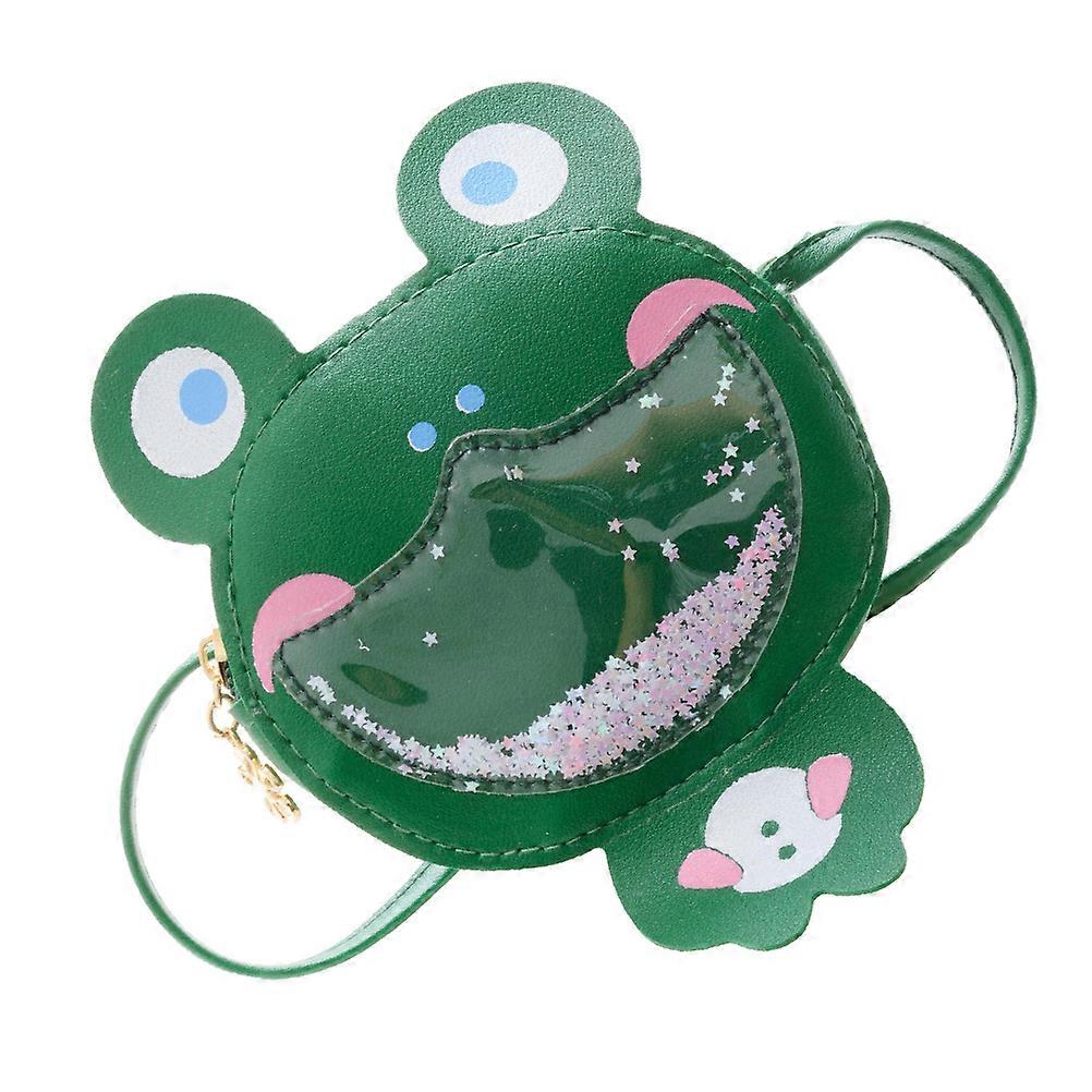 Children's Crossbody Shoulder Bag Cute Style Green For Party Travel Fun And Adventures 1Pack Durability