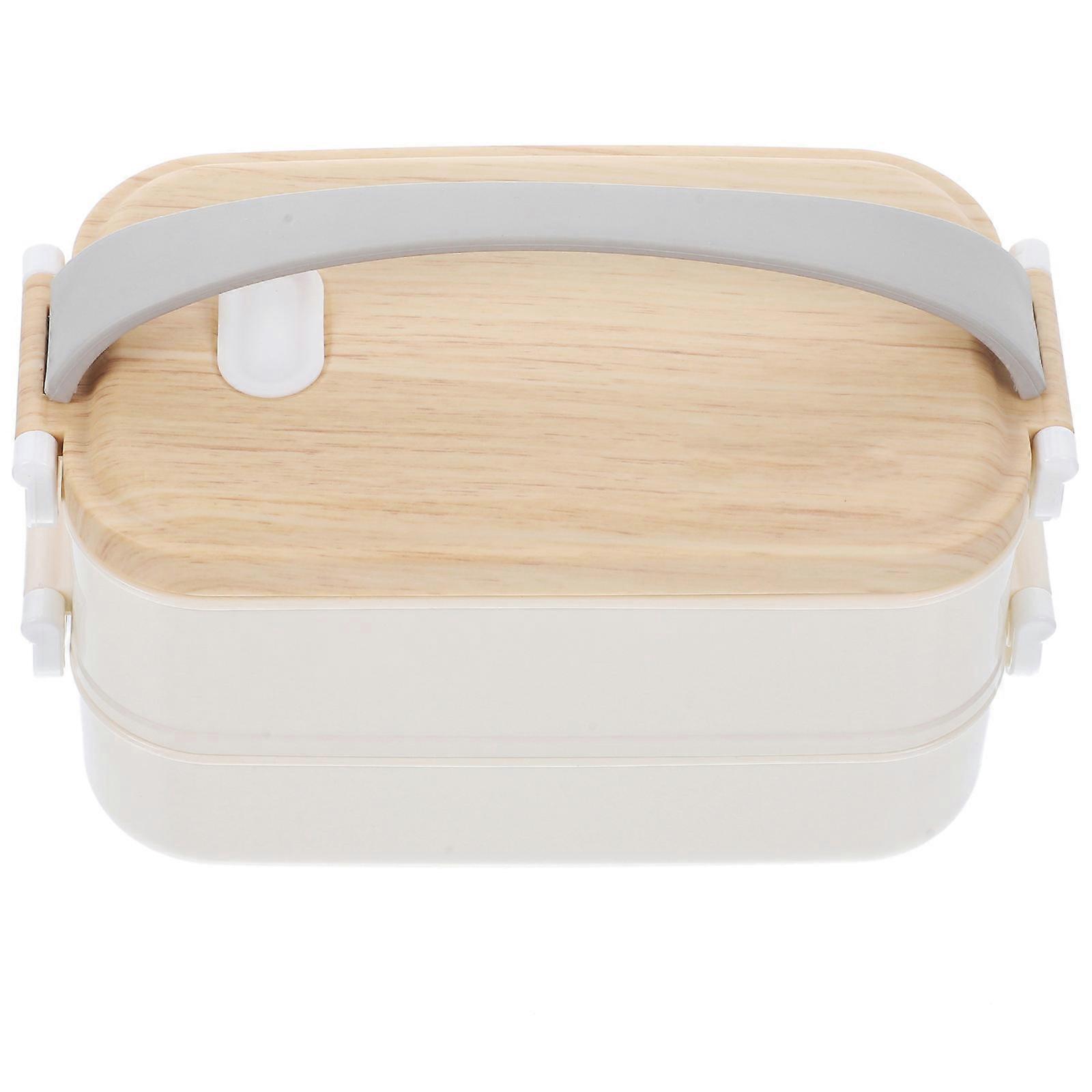 Pink Double Layer for Adult Lunch Storage with Leakproof Design Portable Food Container