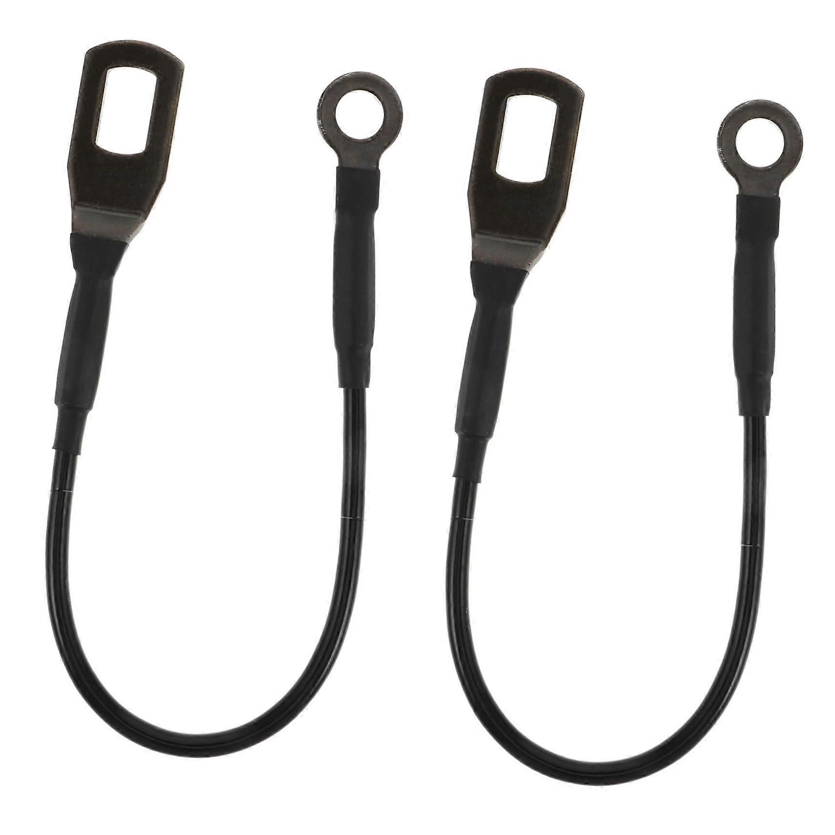 Tailgate Release Cable, 2 Pcs - Rubber Black, Tailgate Support Cable, Hatch Latch Hardware