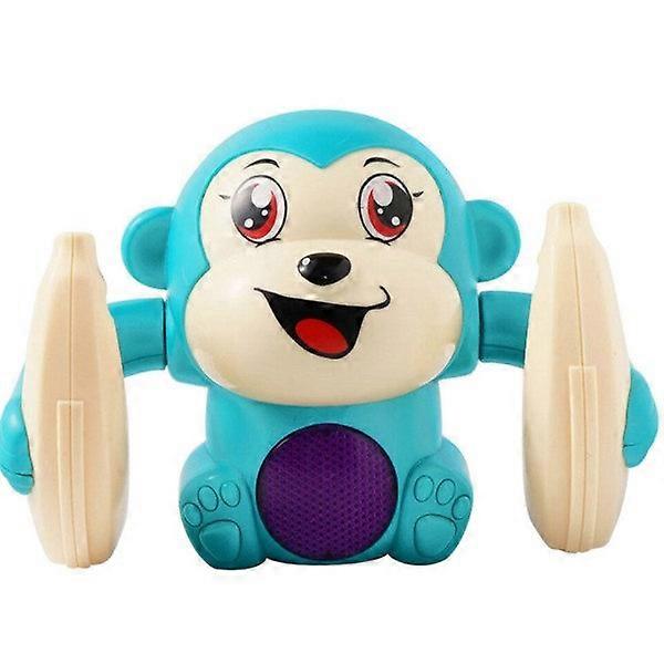 Baby Funny Voice Control Rolling Little Monkey Toy Walking Singing Brain Game Crawling Electric Toys